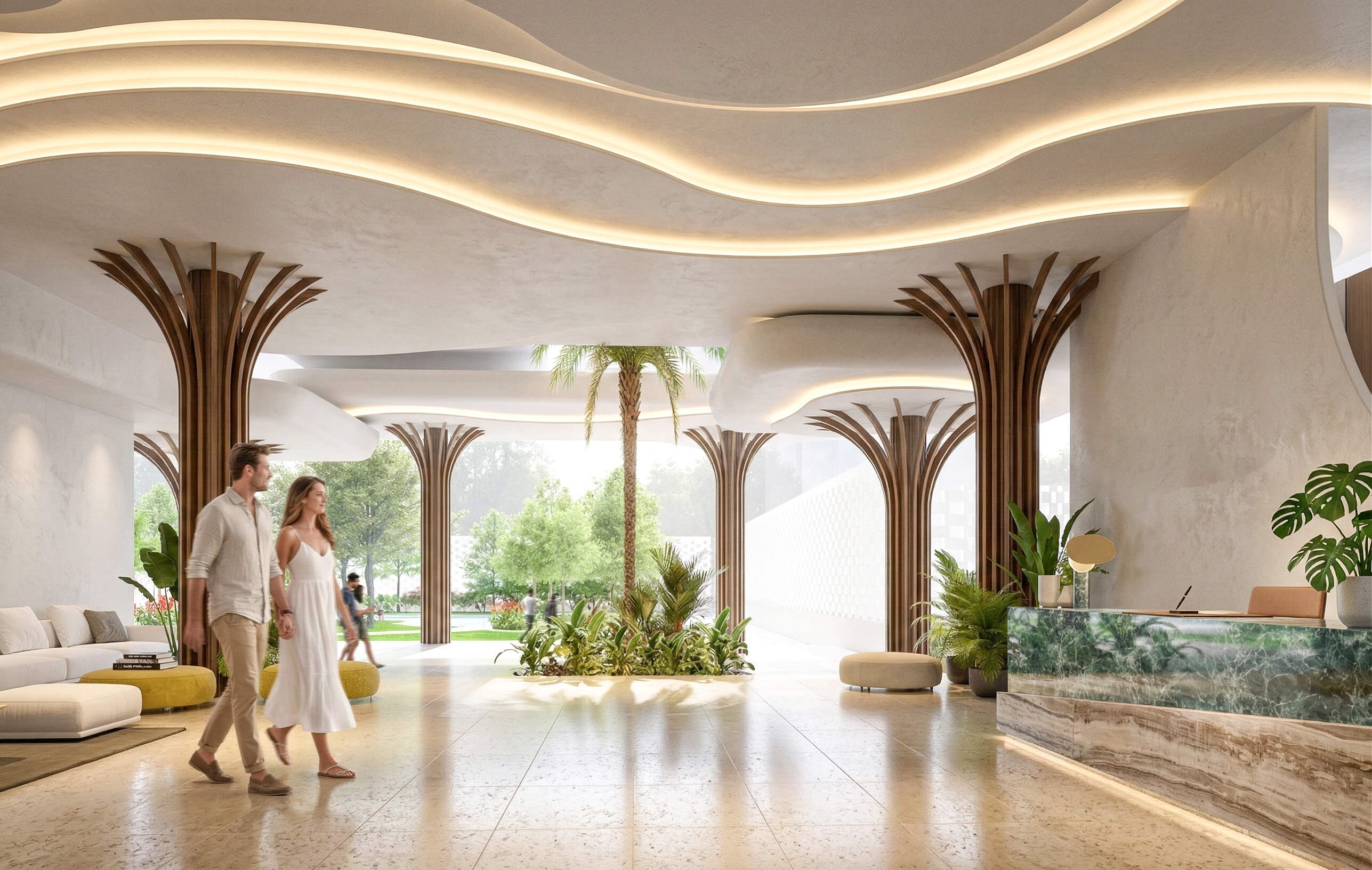 Palmava resort condominium lobby Cordova Cebu